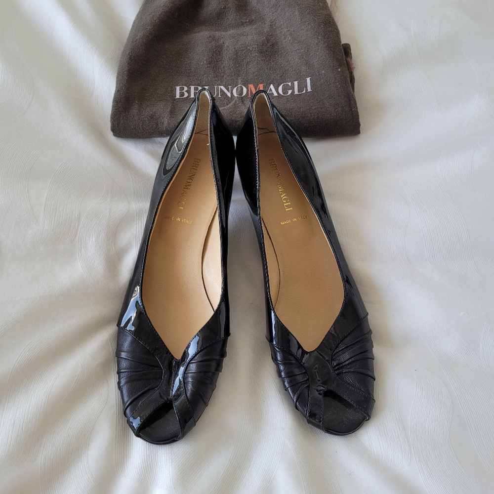 Bruno Magli Peep Toe Pump Shoes